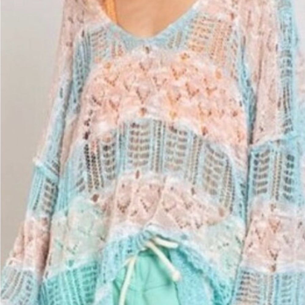 POL Whatever You Like Loose Knit Pullover Sweater - NWOT - Small - Picture 2 of 5